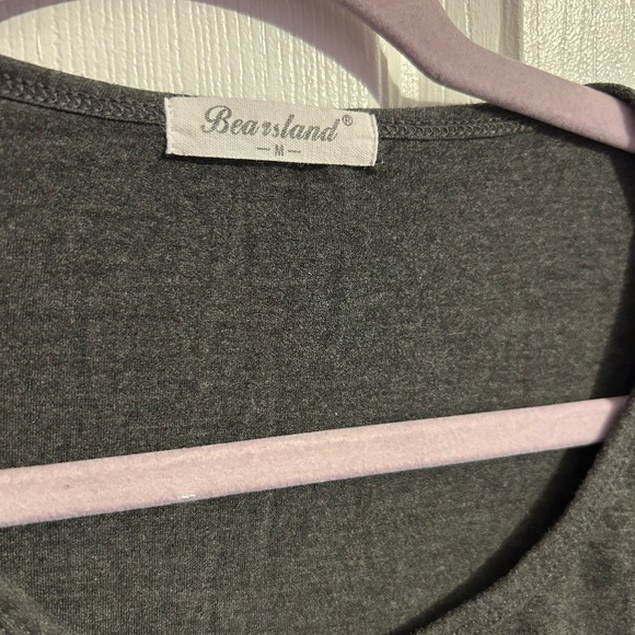 Dark Grey Medium Nursing Top - Picture 2 of 5